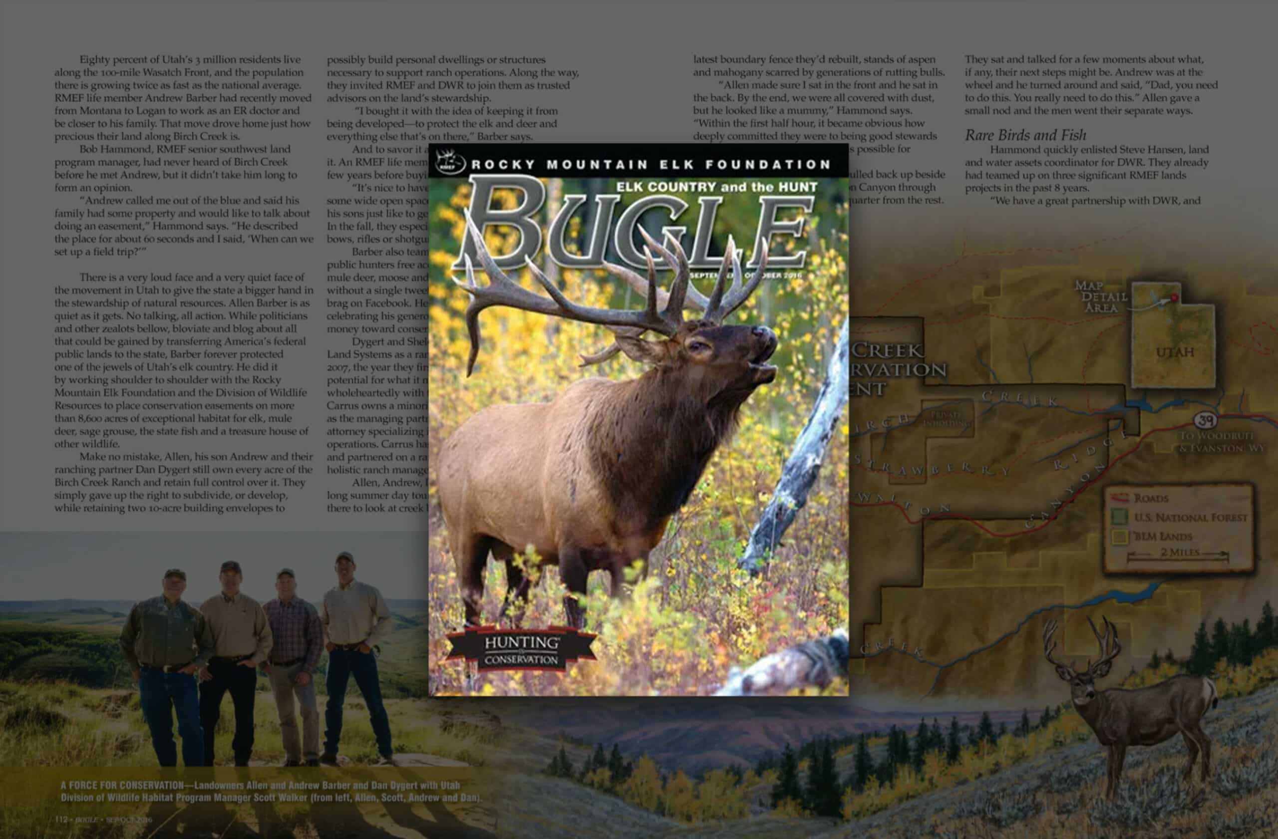 RMEF Bugle Magazine  Striking Gold on Birch Creek - Swanland Company